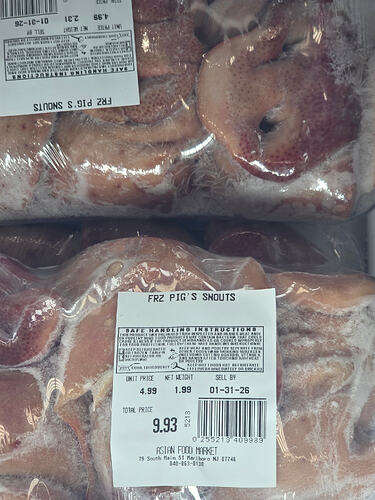 Pig nose