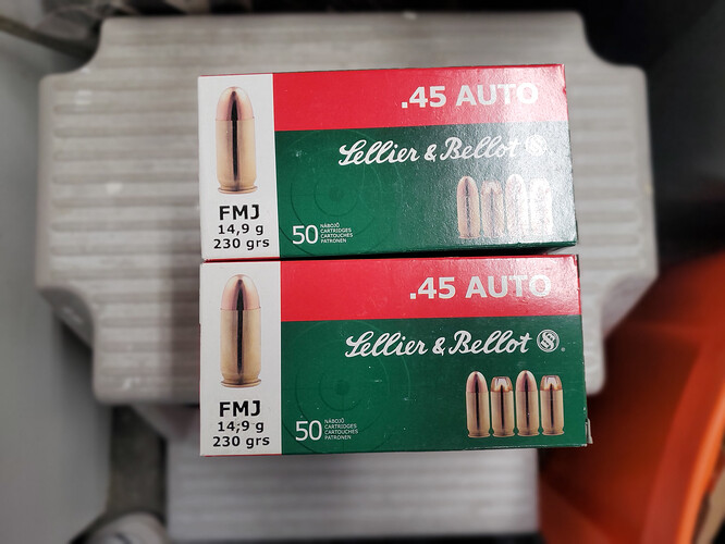 S&B 45 ammo